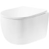 Rea Eddy, függő WC csésze Tornado Rimless 525x360x360 mm ülőkével, REA-C6560