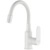 Kuchinox Dima, mosdócsap flexibilis kifolyóval h-280, fehér matt, LAV-BQD_621D