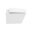 Gamma Mut-302, fali WC csésze Tornado/Rimless 520x355x360 mm + SLIM wc ülőke, fényes fehér, GMA-MUT-302