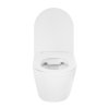 Gamma Mut-303, fali WC csésze Tornado/Rimless 490x360x345 mm + SLIM wc ülőke, fehér fényes, GMA-MUT-303