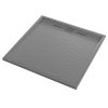 Erga Almac, SMC zuhanytálca 90 x 90 x 3 cm, szürke matt, ERG-GMA-AL-9090G