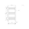 554884 erga basic vykurovacie teleso 700x400 mm 232 w biela erg lav basic 7040 wh