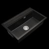 Gamma Advance, 1 rekeszes gránit mosogató 805x505x210 mm, fekete pettyes, GMA-ZLE000117