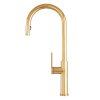 Gamma Slender, magas mosogató csaptelep kihúzható kifolyóval, h-540, fényes arany, GMA-BS-GD