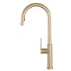Gamma Slender, magas mosogató csaptelep kihúzható kifolyóval, h-540, arany matt, GMA-BS-BGD