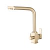 Gamma Nook, magas mosogató csaptelep vízszűrő csatlakozással, arany matt, GMA-BNKF-BGD