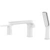 Kuchinox Dima, 3 lyukú kádcsaptelep, matt fehér-króm, LAV-BQD_613D