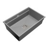 Gamma Decor 7050, 1 rekeszes gránit mosogató 700x470x220 mm, szürke, GMA-ZLE000103