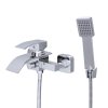 Gamma Elva, falra szerelhető kádcsaptelep kézizuhany készlettel, króm, GMA-BEAW-CH