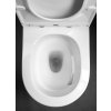 Sapho, DARIO RIMLESS WC kombinált csésze ciszternával, alsó/hátsó hulladék, fehér, PC106V