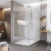 Mereo, Novea forgó zuhanykabin, téglalap, bal/jobb ajtó és rögzített rész, átlátszó üveg, MER-CK14903Z