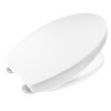 Gamma Trigo D3, WC-ülőke 445(485)x370mm polipropilénből, lassan záródó, fehér, GMA-D3