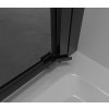 CERANO - Zuhanyzós csuklós ajtó Porte L/R - 8 mm - matt fekete, grafitüveg - 80x195 cm, CER-CER-8050BD7248