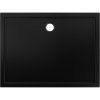 mexen flow brodzik prostokatny slim 130 x 80 cm czarny mat 46r708013