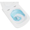 Mexen Timo, falra akasztható wc csésze 555x370x335 mm, Perem nélküli Tornado + duroplast wc ülőke, fényes fehér, 30650200T