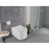 Mexen Vivo, falra akasztható wc csésze 555x370x335 mm, Perem nélküli Tornado + duroplast wc ülőke, fényes fehér, 30610200T