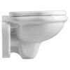 Kerasan, RETRO függő WC csésze, 38x52cm, fehér, 101501