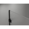 Mexen Lunar zuhanyparaván bal oldali 90 x 200 cm, 8 mm átlátszó üveg, fekete matt, 830-090-000-70-00-L
