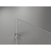 Mexen Lunar-B L összecsukható zuhanykabin bal 100 x 70 cm, átlátszó üveg, csiszolt acél, 832L-100-070-97-00-L