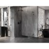 586399 2 mexen lunar b l vyklopny sprchovy kut lavy 100 x 70 cm cire sklo bruseny grafit 832l 100 070 66 00 l