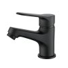 Kuchinox Atez, mosdócsap h-129, fekete matt, LAV-BTK_722D