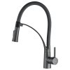 Kuchinox Olor, magas mosogató csaptelep rugalmas karral, grafit, LAV-BKR_978D