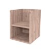 Mereo, Mereo Aira, fürdőszobaszekrény 40 cm, lábazat, Multidecor, Nelson Oak, MER-CN795SDNLS