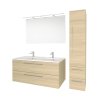 Mereo, Mereo Bino fürdőszobaszekrény felső 63 cm, jobbos, Sand Barbera tölgy, MER-CN636