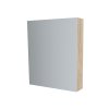 Mereo, Mereo Fürdőszobai tükrös szekrény 60 cm, galéria, 2 ajtó, Multidekor, Bardolino tölgy, MER-CN798G62DBAR