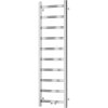 Mexen, fürdőszobai radiátor Mexen Bolt 1200 x 400 mm, 220 W, króm - W126-1200-400-00-01