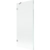 Mexen, Mexen Lunar 1 szárnyú kádparaván 80 x 150 cm, átlátszó, szálcsiszolt nikkel - 897-080-000-97-00