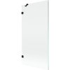 Mexen, Mexen Lunar 1 szárnyú kádparaván 90 x 150 cm, átlátszó, fekete - 897-090-000-70-00