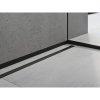 Mexen Line-B szegélyléc 180 cm, matt fekete, 187003180U