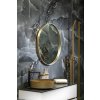 Sapho, NOTION kerek tükör keretben, ø 80cm, matt arany, NT800G
