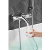 Gamma Roy, termosztátos kádcsaptelep kézi zuhanyszettel, króm, GMA-BRYPWT-CH