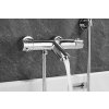 Gamma Roy, termosztátos kádcsaptelep kézi zuhanyszettel, króm, GMA-BRYPWT-CH