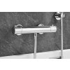 Gamma, fali termosztátos zuhanycsaptelep kézizuhannyal, króm, GMA-BRYPNT-CH