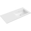 Mexen Otis, beépített mosdó 101 x 46,5 cm, jobb oldali, fényes fehér, 25181000P