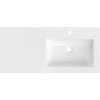 Mexen Otis, beépített mosdó 101 x 46,5 cm, jobb oldali, fényes fehér, 25181000P