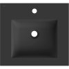 Mexen Otis, beépített mosdó 51 x 46,5 cm, matt fekete, 25185071