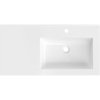 Mexen Otis, beépített mosdó 91 x 46,5 cm, jobb oldali, fényes fehér, 25189000P