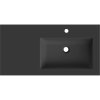 Mexen Otis, beépített mosdó 91 x 46,5 cm, jobb oldali, matt fekete, 25189071P