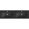 Mexen Vela, süllyesztett dupla mosogató 161 x 46,5 cm, matt fekete, 25231671D