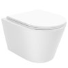 Rea Tito, fali WC-csésze 495x360x355 mm, Tornado NFQ + lassan záródó WC-ülőke, fényes fehér, REA-C6800