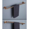 Rea Modern, fürdőszobai törölközőtartó 60 cm, 6603, matt réz, REA-98001