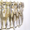 Toollight, kristály függeszték 8xE14, APP1718-CP, arany, OSW-04340
