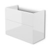 Deante Tubo, fali szekrény 800x385x600 mm, fényes fehér, DEA-STU_6U81