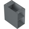 Mexen Box-A, nyitott szekrény polccal 25 cm, grafit matt, 91AX2-0250-470-0-66