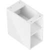 Mexen Box-A, nyitott szekrény polccal 25 cm, fényes fehér, 91AX2-0250-470-0-00