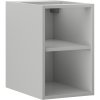 Mexen Box-A, nyitott szekrény polccal 30 cm, matt szürke, 91AX2-0300-470-0-62